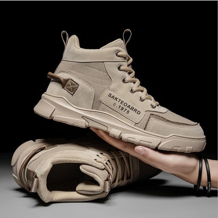 Giày bốt nam - giày sneaker nam cổ cao - bốt cao bồi nam HOT 2022 SP - 396