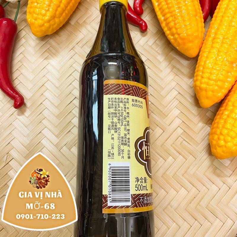 GIẤM ĐEN (GIẤM TRẦN)500ML