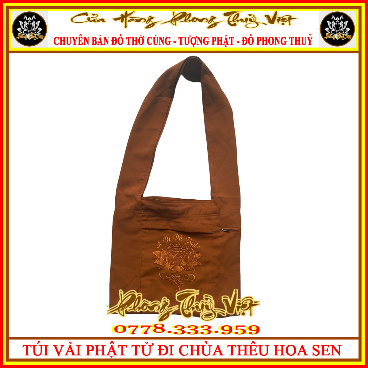 TÚI VẢI ĐI CHÙA PHẬT TỬ