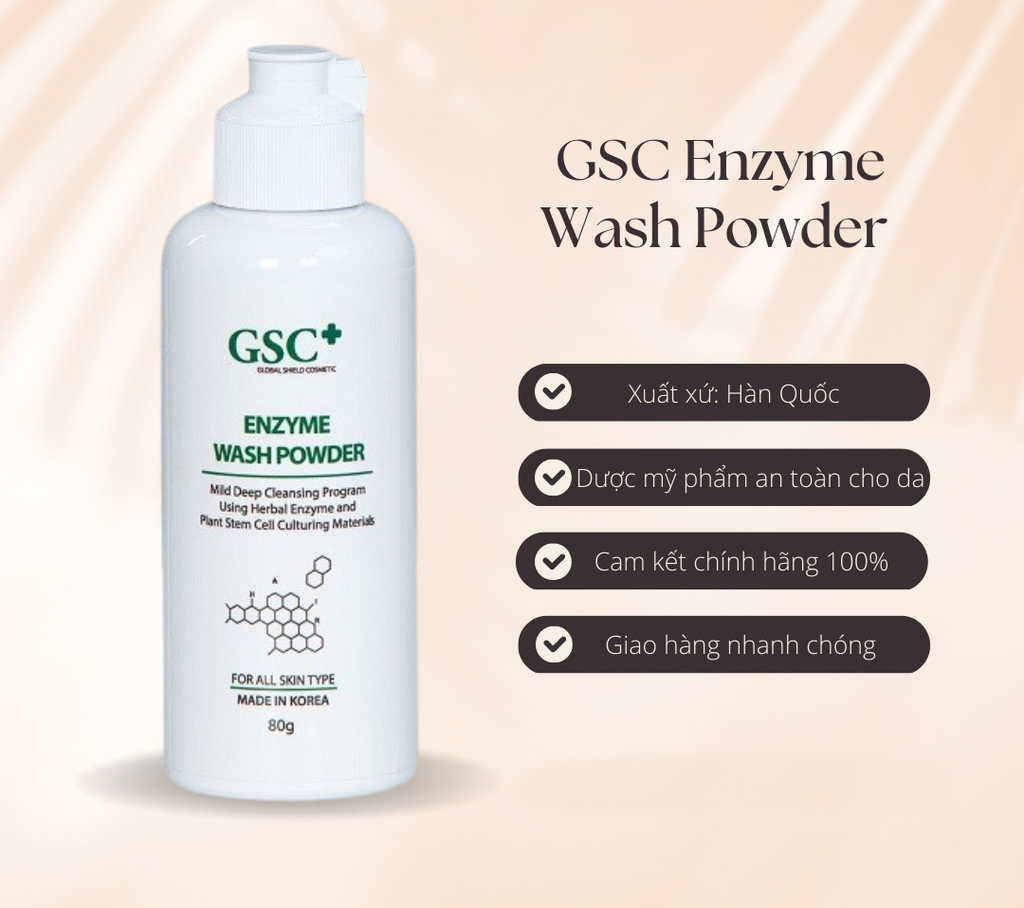 Sữa Rửa Mặt Bột GSC Enzyme Wash Powder