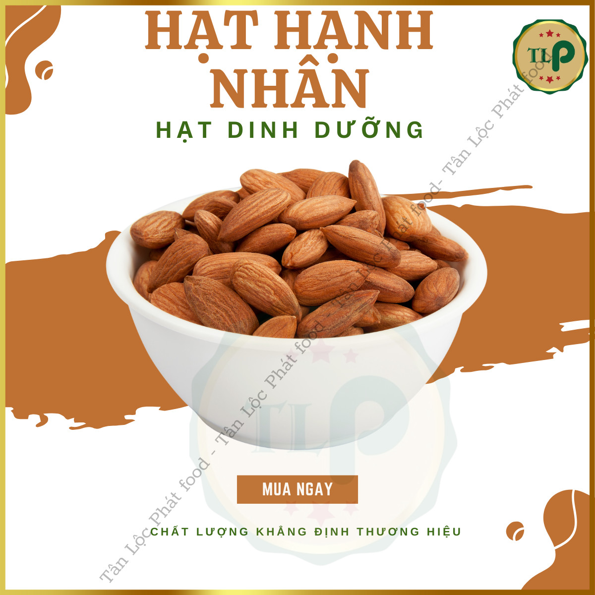 LÕI HẠT HẠNH NHÂN TÂN LỘC PHÁT HŨ 500G