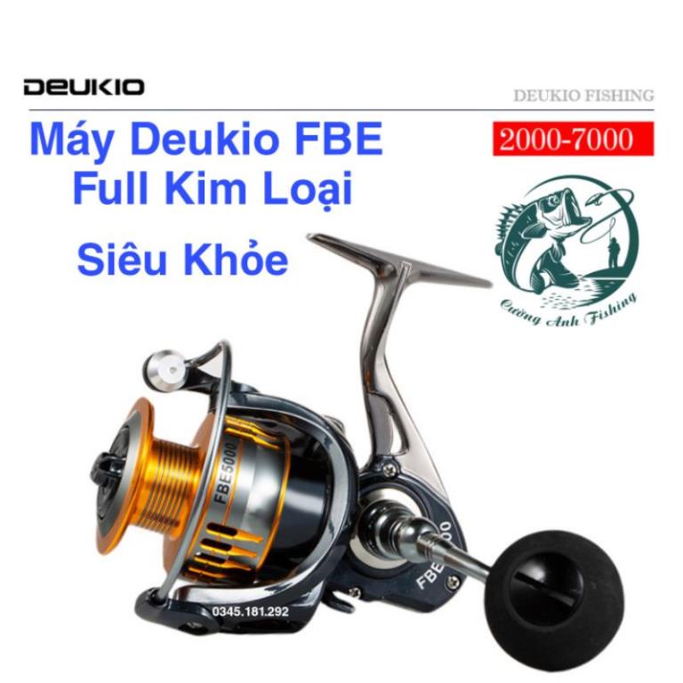 Máy câu cá Deukio FBE máy Full Kim Loại