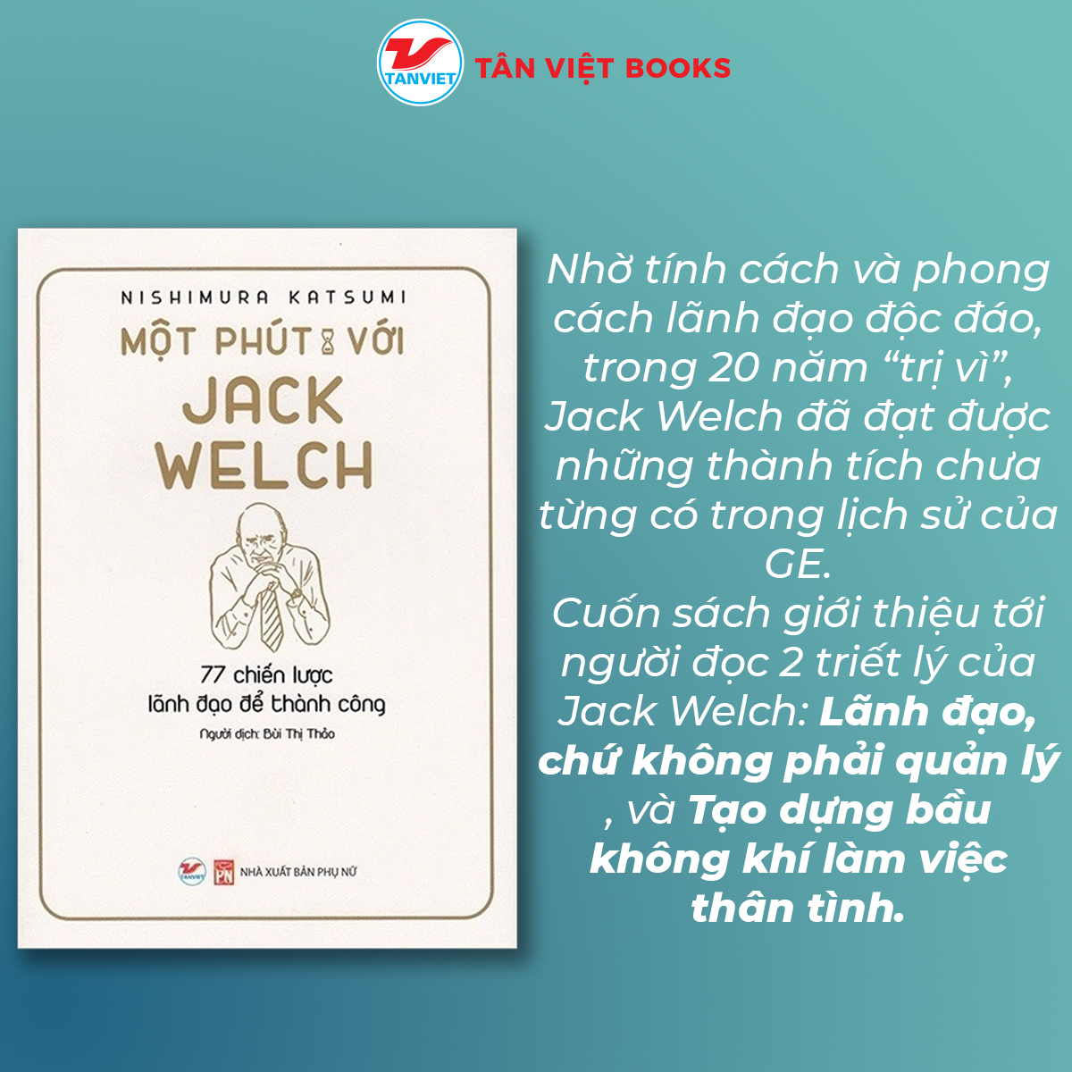 Tân Việt - Sách - Một Phút Với Jack Welch