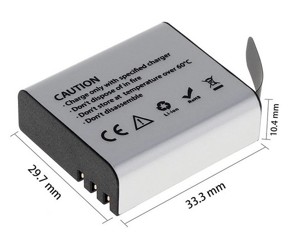 Pin camera hành trình thể thao 1350mAh
