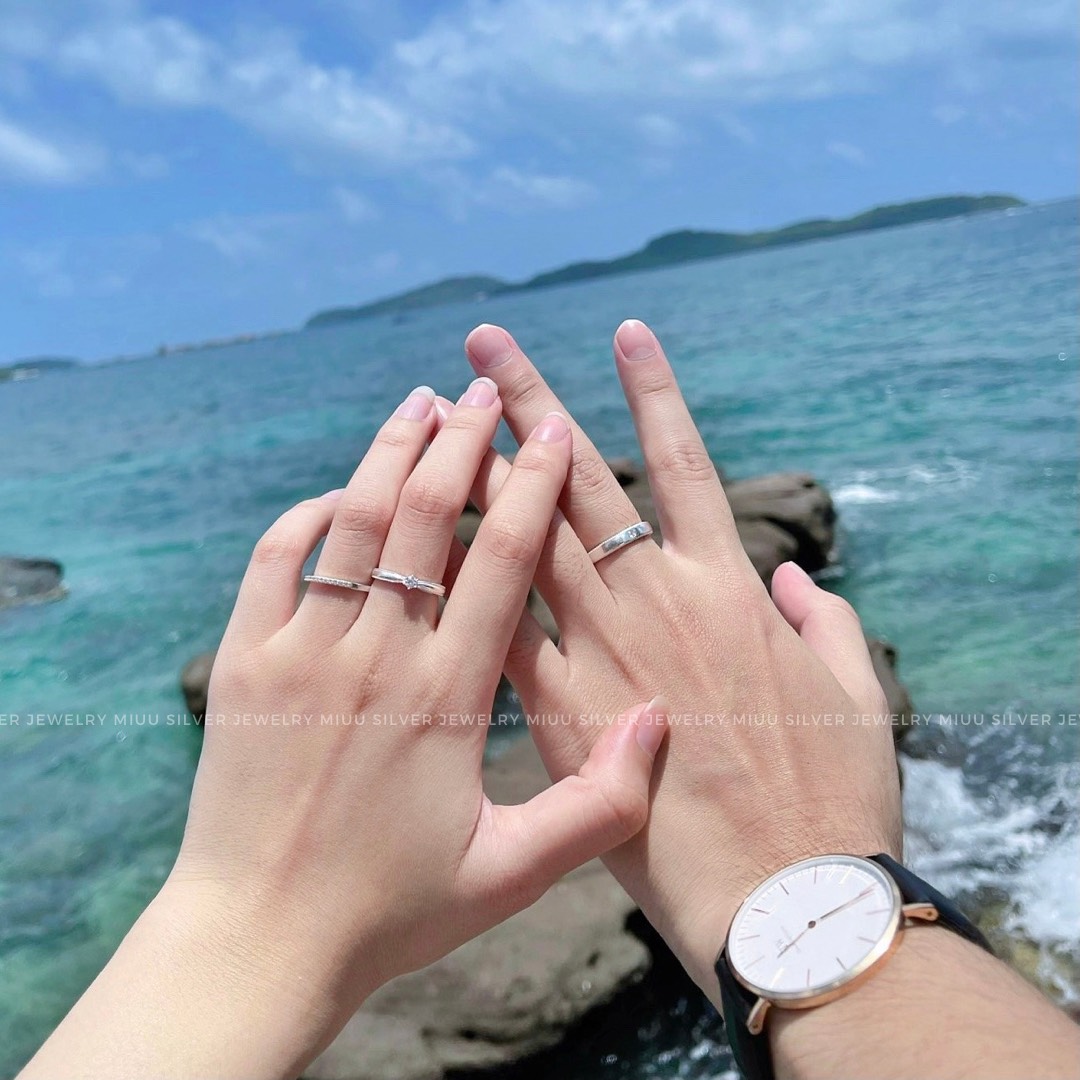 Nhẫn đôi bạc nam nữ Miuu Silver Everlasting