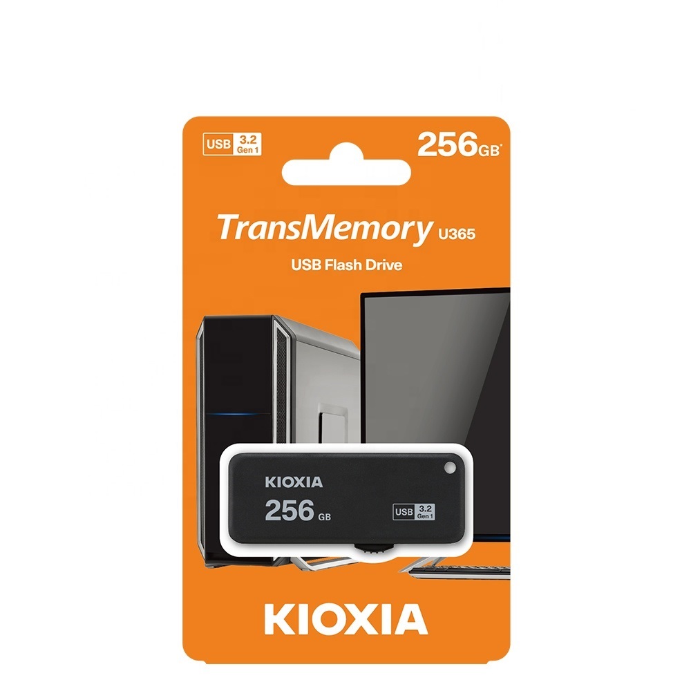 USB 3.2 Gen 1 Kioxia TransMemory U365 256GB 150Mb/s (Đen) - Formerly Toshiba Memory - Nhất Tín Computer