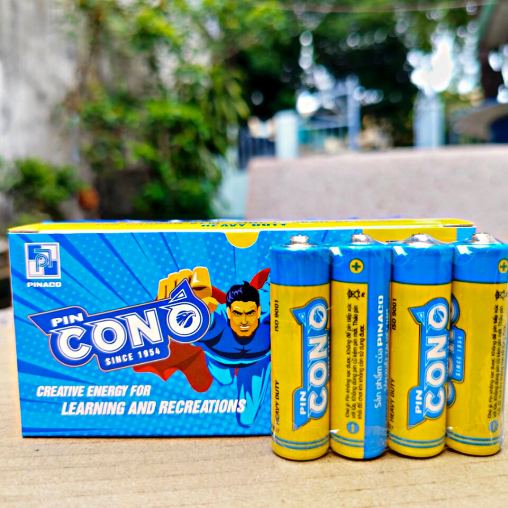 Lốc 4 pin tiểu AA con ó PINACO 1.5V