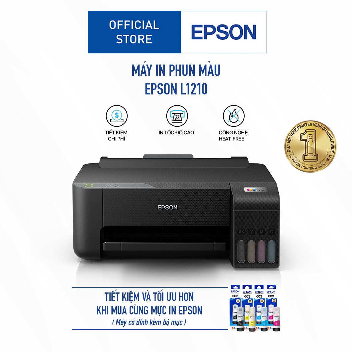 Epson EcoTank L1210 A4 Ink Tank Printer