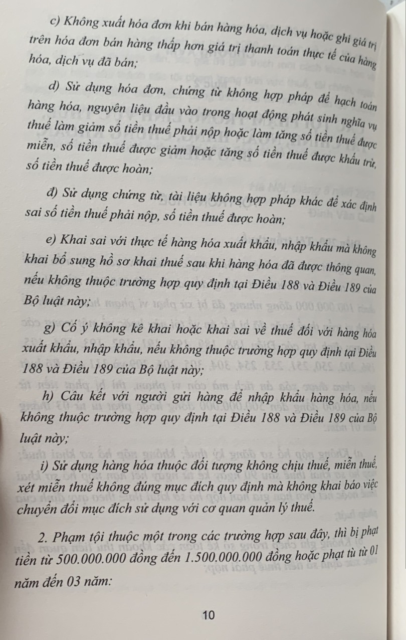 Bình luận Bộ luật hình sự năm 2015- Phần thứ hai các tội phạm (chương XVIII- mục 2)