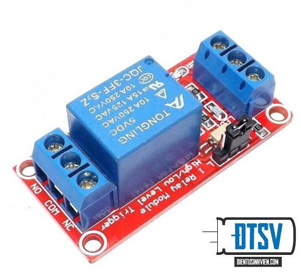 Module Relay 5VDC 1Kênh High - Low - Linh Kiện Điện Tử SV