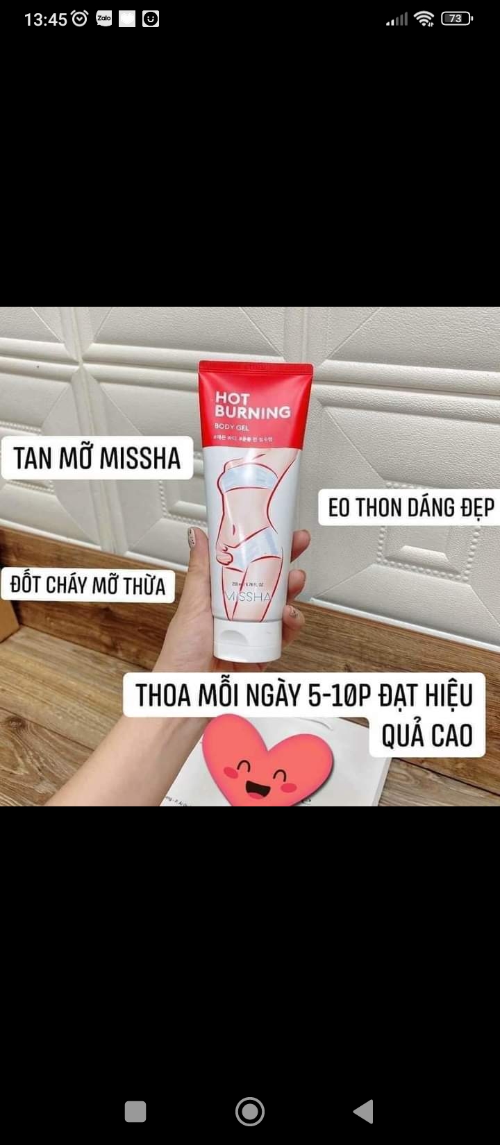 Kem tan mỡ misha