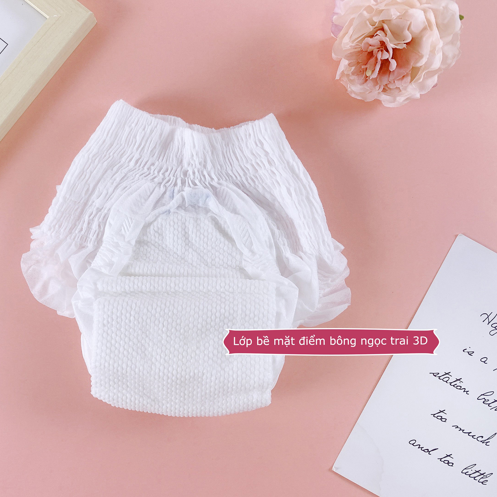 [Tã dán ORGANIC] Bỉm Nhật MOMO DIAMOND size S64/M62