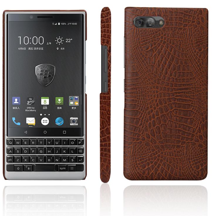 Ốp Lưng Blackberry Key2 Vân Cá Sấu