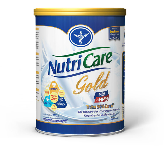 (HSD T9-2025) (Mẫu Mới) Sữa Bột Nutricare Gold Phục Hồi Bồi Bổ Cơ Thể 900g.