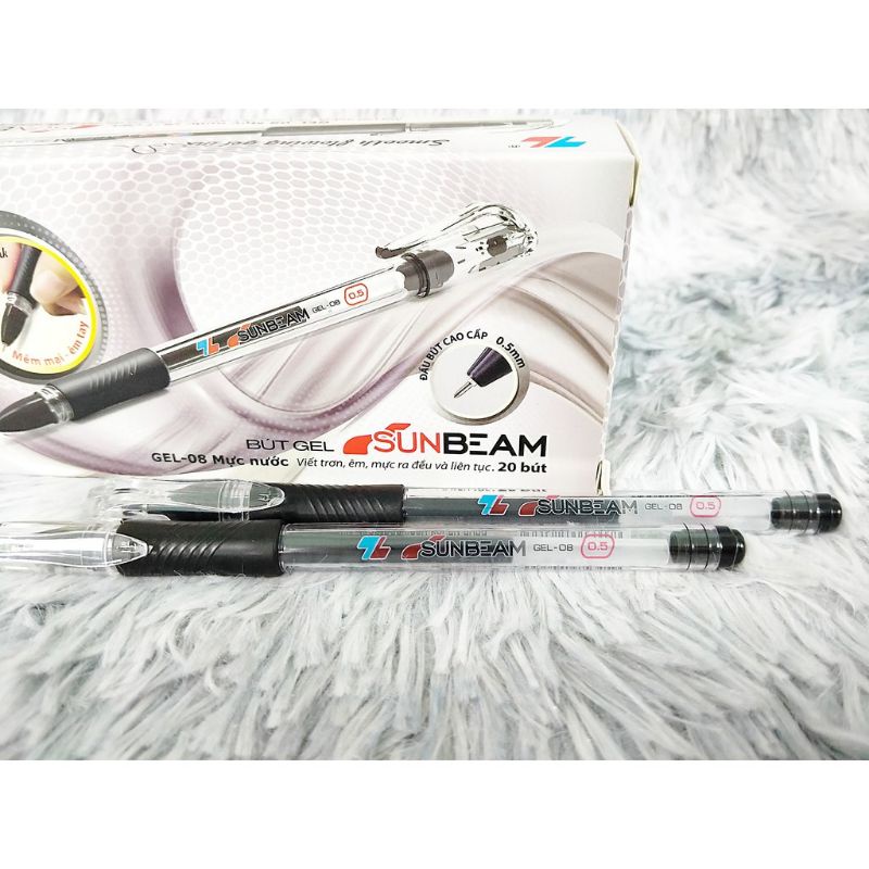 Bút gel thiên long sunbeam 08 - đỏ/xanh/đen/tím