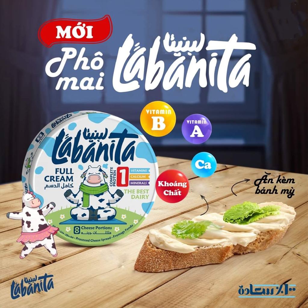 [HCM]Hộp phô mai Teama Ai cập 16 miếng/hộp