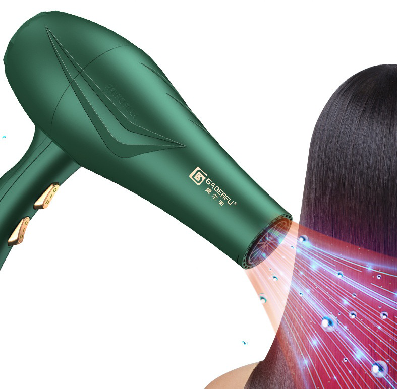 Máy sấy tóc Gaoerfu công suất mạnh 3500W có ánh sáng xanh chăm sóc ion âm cho tóc 4 chế độ sấy điều chỉnh nhiệt độ (Tặng kèm 3 món phụ kiện)
