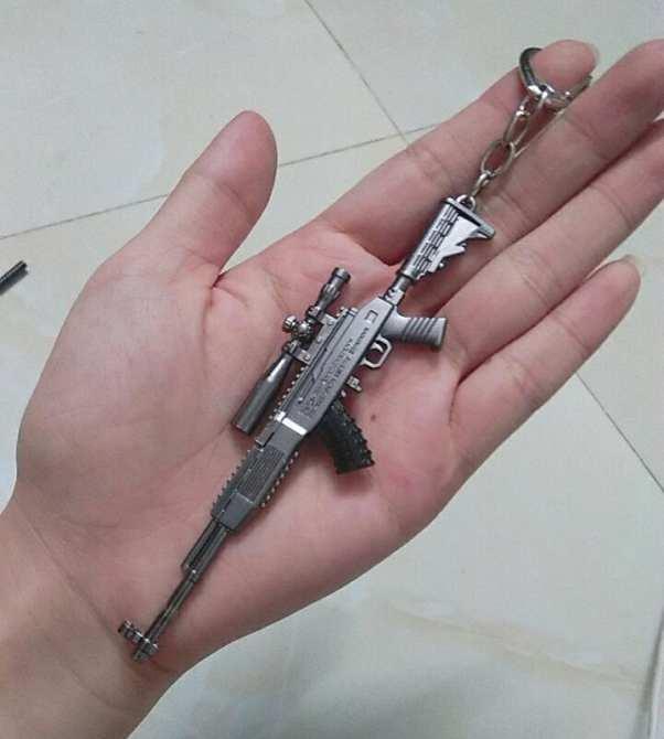 Móc Khóa SKS Game PUBG - Mô Hình Trưng Bầy Thép