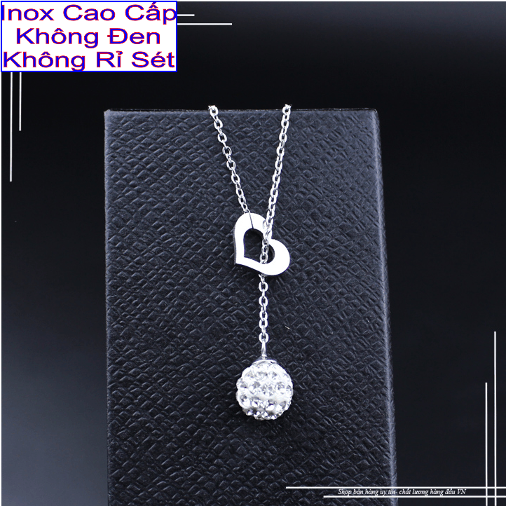 Đảm bảo hạt đá khít đều đẹp - Bông tai hạt châu bông tai hạt châu inox bông tai hình trái châu - Bảo hành vĩnh viễn không đen và không gỉ sét