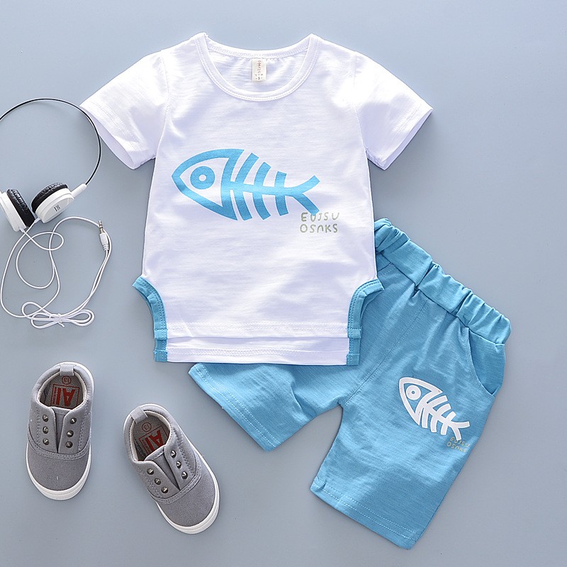 {Combo 2 bộ} Bộ thun bé trai, cho bé cao 1m