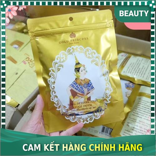 Miếng dán thái độc chân Gold Princess, bịch mười miếng dán
