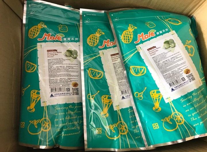 Bột Flan Pudding VỊ DƯA LƯỚI - hàng MOLE đài loan 1KG