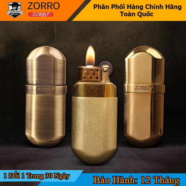 Hộp Quẹt Bật Lửa xăng đá Zorro Z-516