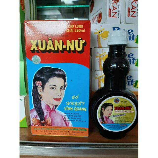 Xuân nữ bổ huyết cao hỗ trợ các vấn đề đau bụng kinh