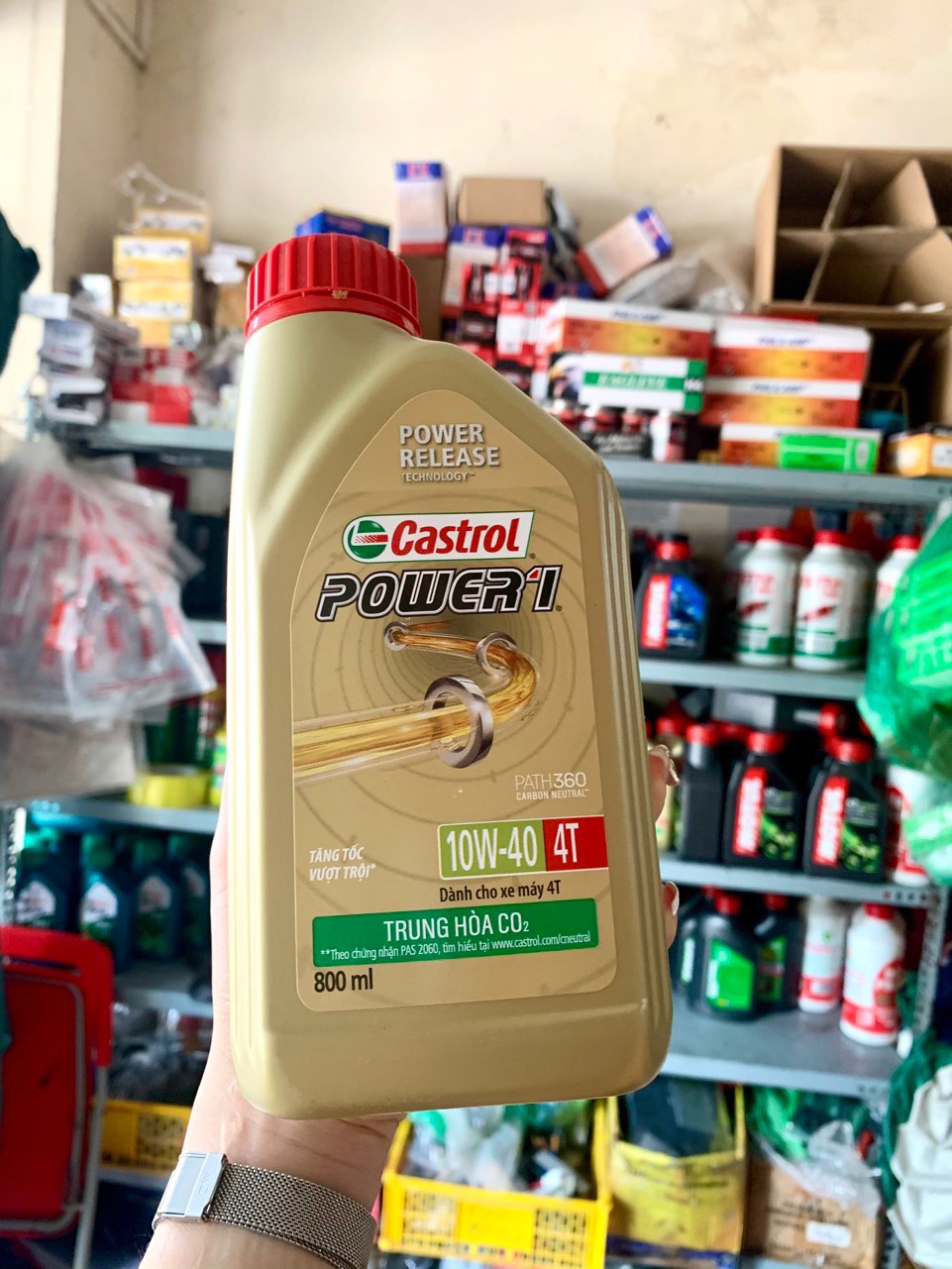 DẦU NHỚT XE SỐ CASTROL POWER-1 10W40 800ml
