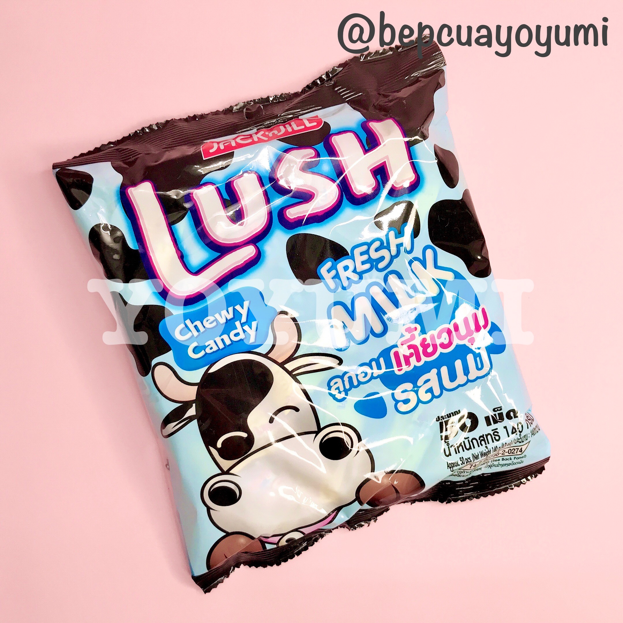 Kẹo Sữa Bò Lush Jack&Jill Thái Lan 140g