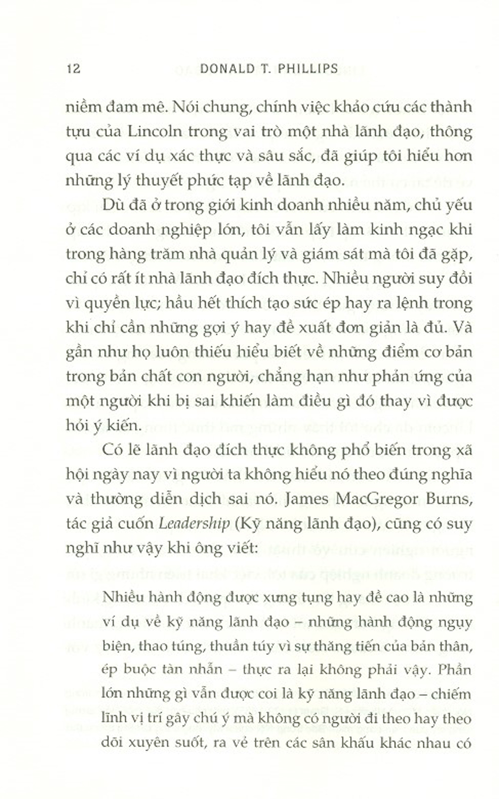 Lincoln Bàn Về Lãnh Đạo