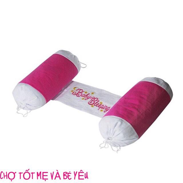 Bộ Gối Chặn Vỏ Đậu Xanh Cho Bé Sơ Sinh (hàng công ty SUNNY)