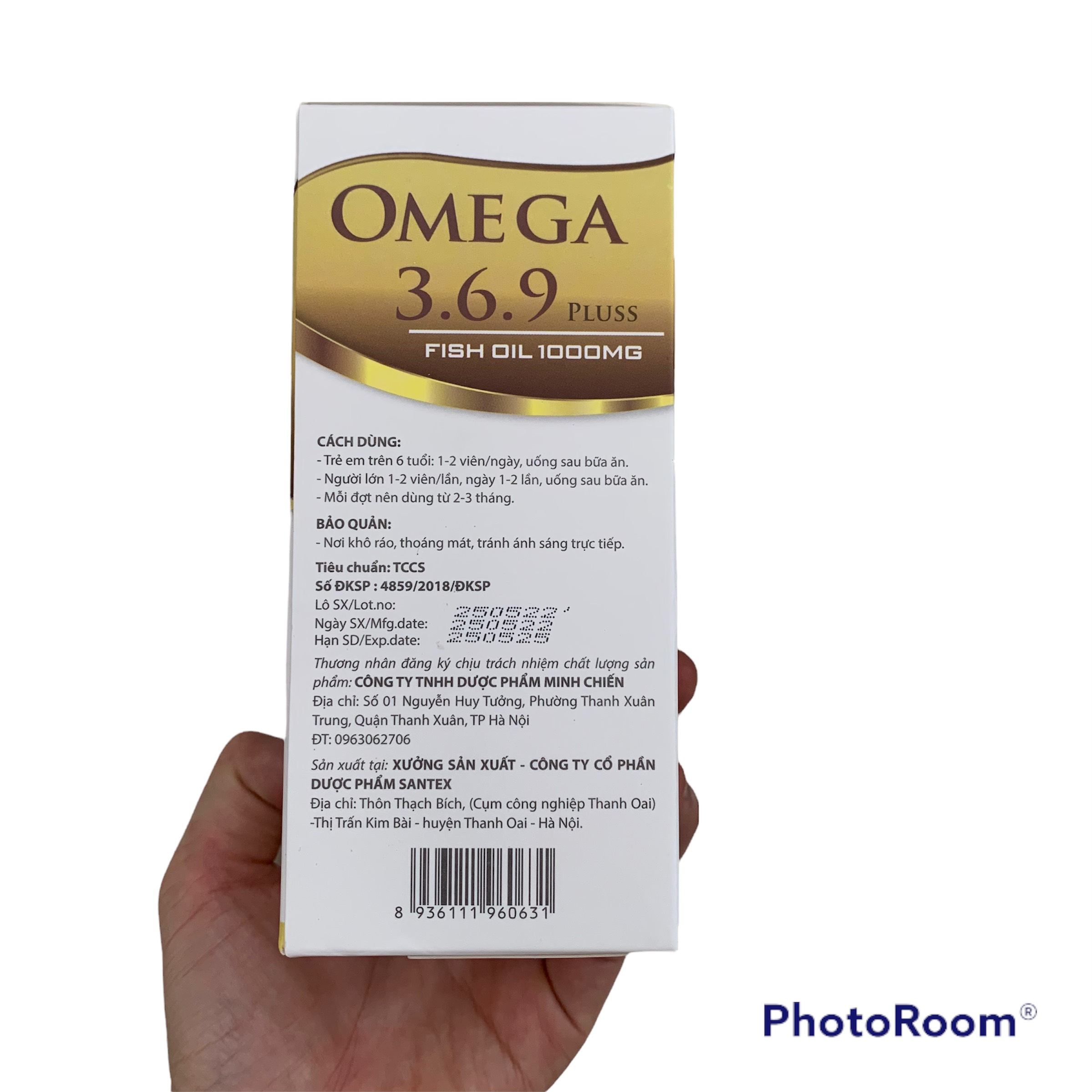 Dầu cá Omega 3 6 9 - Lọ 100 viên