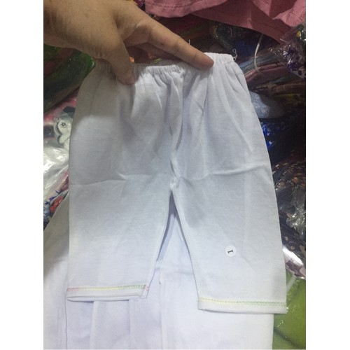 [HCM]10 quần dài trắng mỏng cho bé sơ sinh đến 18 tháng