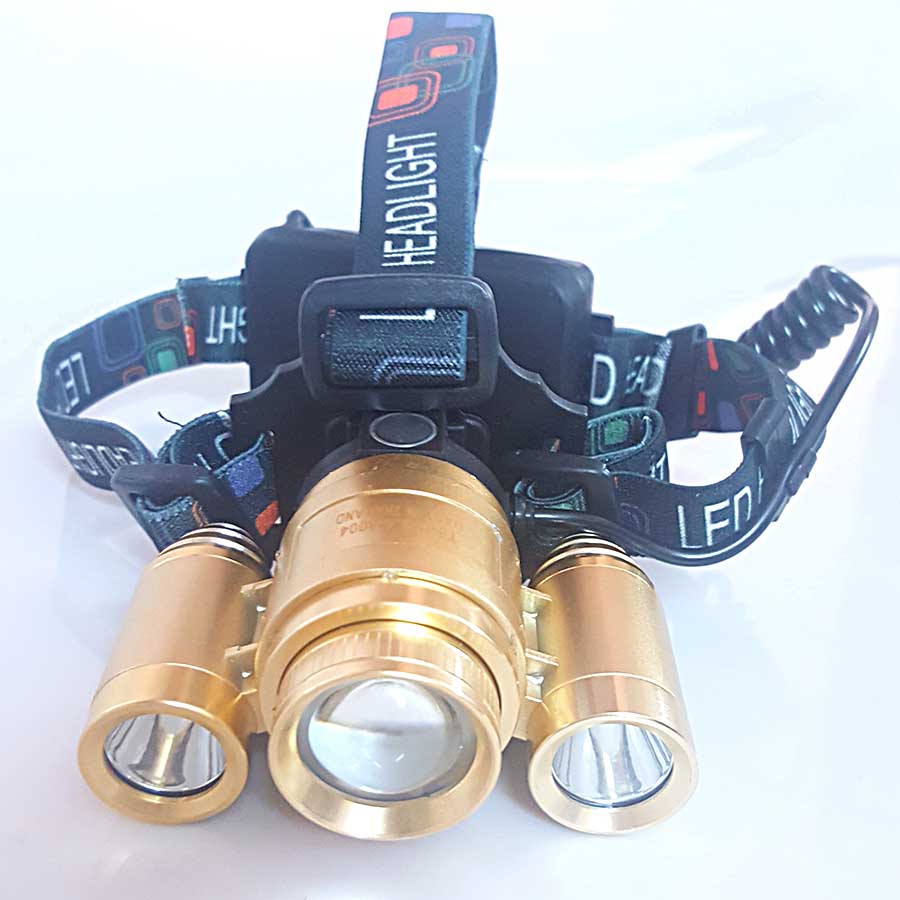 [HCM]Đèn Đội Đầu 3 Bóng Giá Rẻ