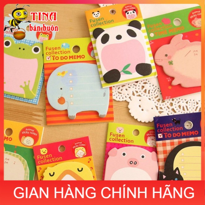 Giấy note động vật xinh xắn (20 tờ) E299