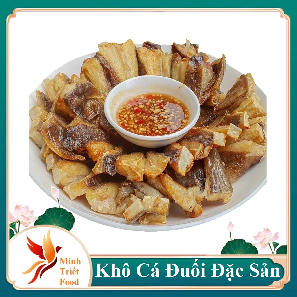 500GR KHÔ CÁ ĐUỐI THỊT DÀY, NGỌT, MỒI NHẬU NHÂM NHI CÙNG CHIẾN HỮU- ĐẶC SẢN MINH TRIẾT