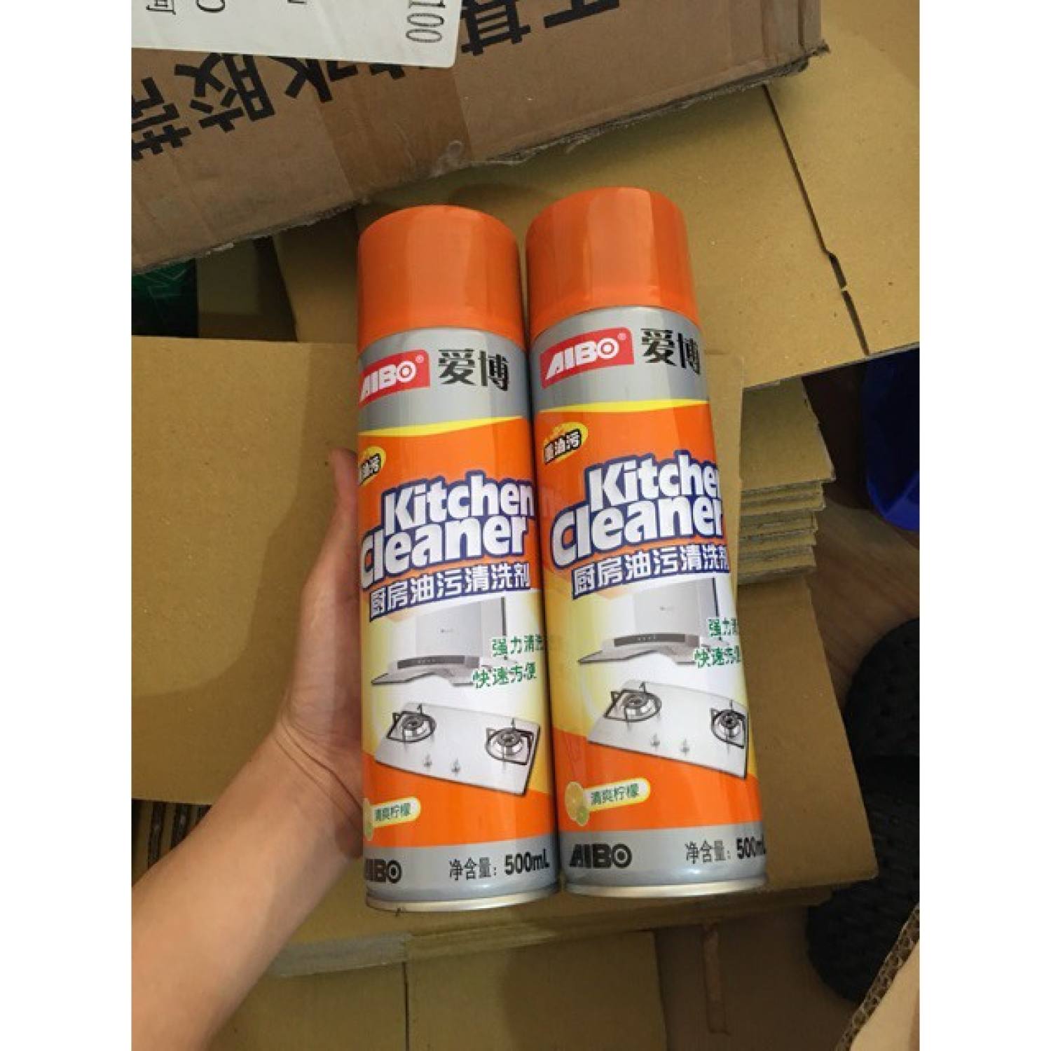 Chai xịt tẩy đa năng kitchen cleaner 500ml
