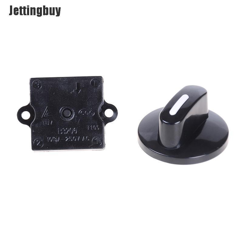 Jettingbuy Fan 4 Position 3 Way Selector Rotary Switch 13A 120VAC With Knob00000