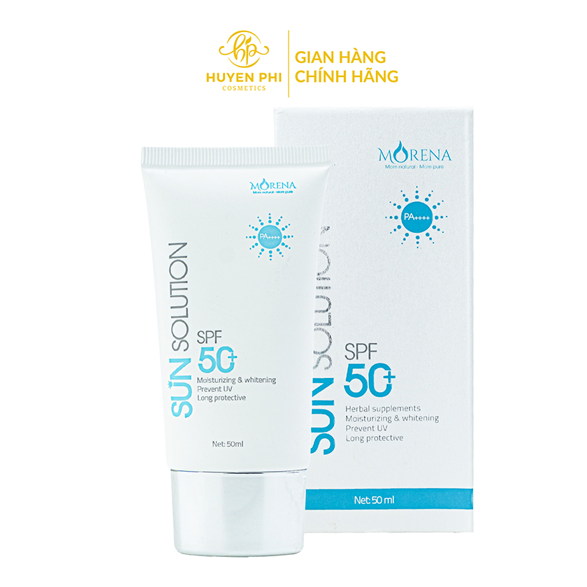 Kem chống nắng Morena Sun Solution SPF 50+ PA++++