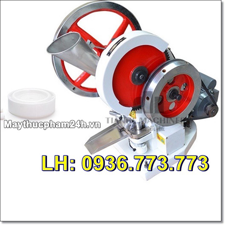 Máy dập viên , viên nén tự động 5T 1 chày, đường kính viên tối đa 20mm