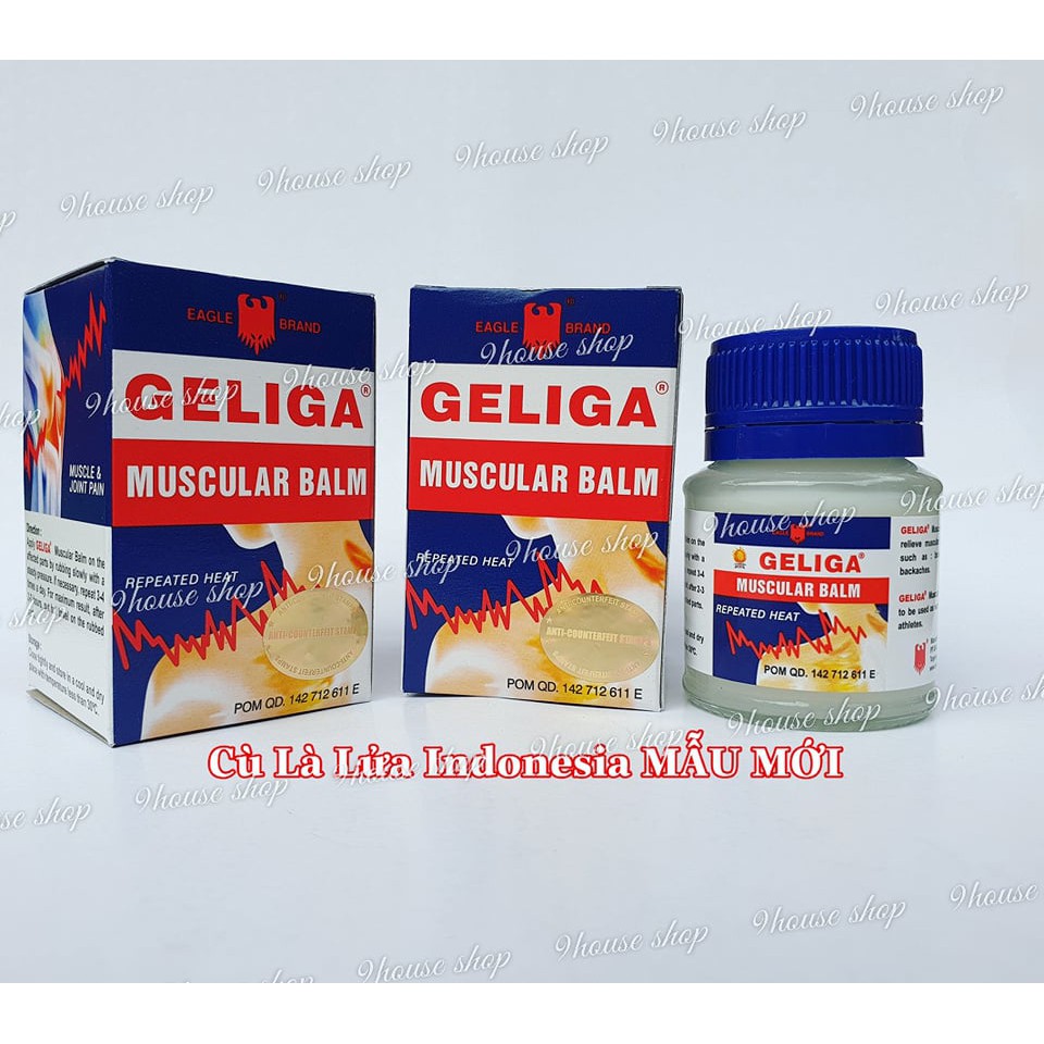 [HÀNG CHÍNH HÃNG] 2 CHAI DẦU CÙ LÀ LỬA - GELIGA MUSCULAR BALM