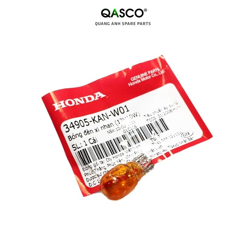 Bóng đèn xi nhan HONDA (12V10W) dùng chung nhiều xe (34905KANW01) _1112