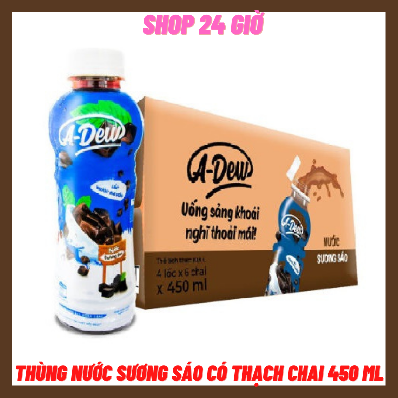 Nước Sương Sáo Có Thạch A-DEW 1 Lốc