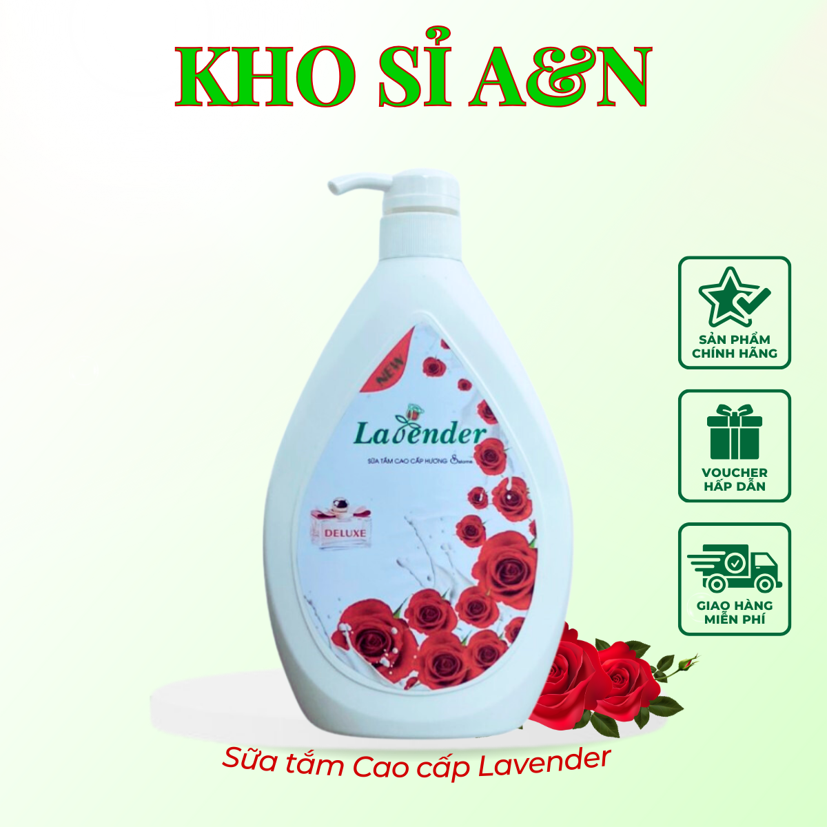 Sửa tắm l.avender, Sữa tắm trắng mịn da hương Salome 1000ml