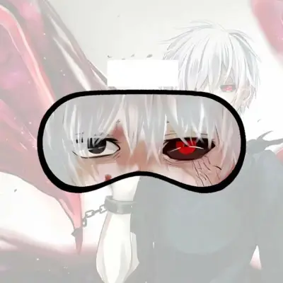 Bịt mắt Tokyo Ghoul Ken Kaneki miếng che mắt ngủ in hình anime chibi