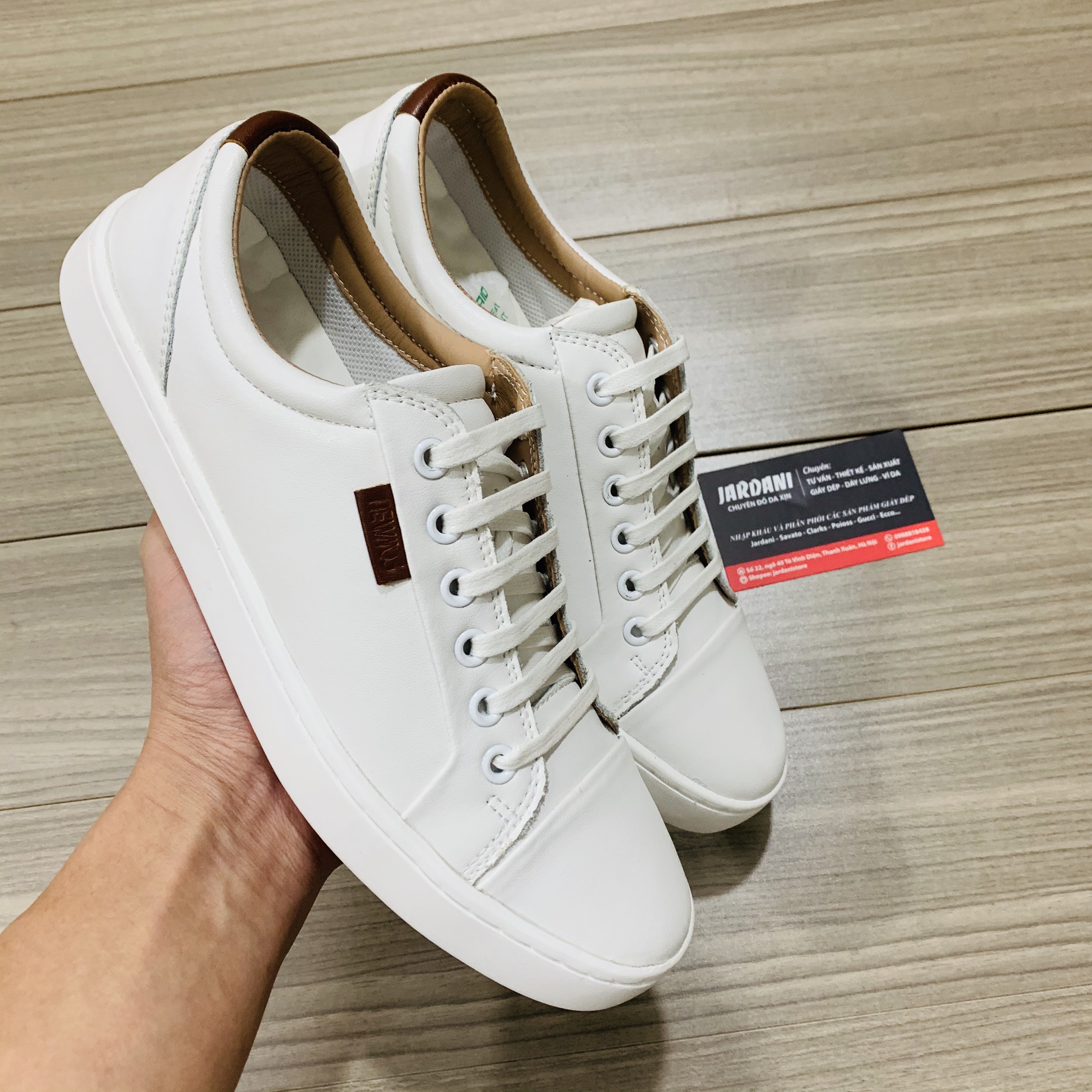 Giày Sneaker Da Thật NM - Bảo hành 24 tháng
