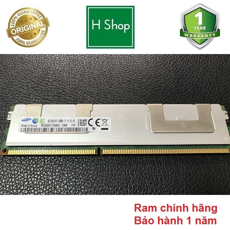 Ram Server DDR3 4GB ECC REG bus 1333 tháo máy bảo hành 1 năm không dùng cho máy bàn PC thường