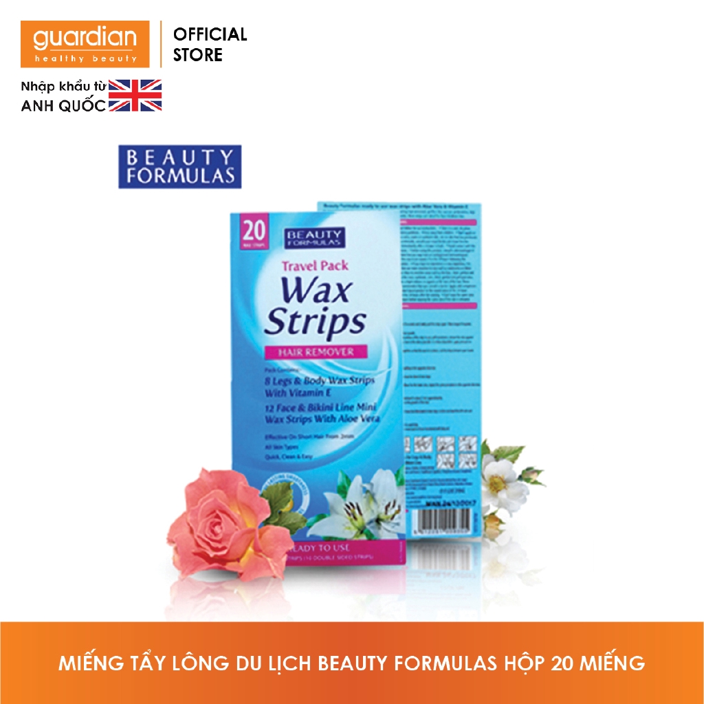 Miếng Tẩy Lông Du Lịch Beauty Formulas 20 Miếng