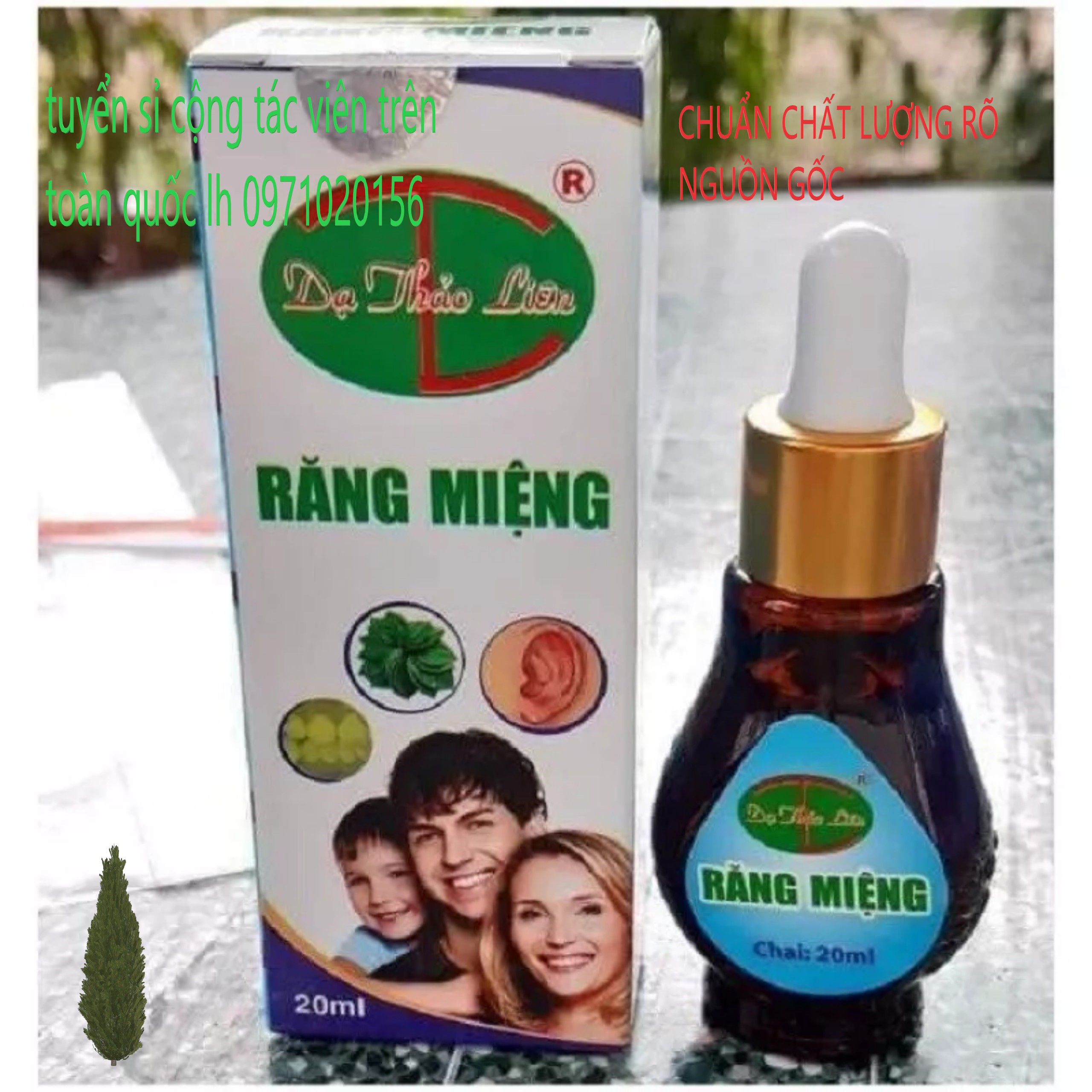 TỊNH DẦU RĂNG MIỆNG- DẠ THẠO LIÊN LOẠI 20ml